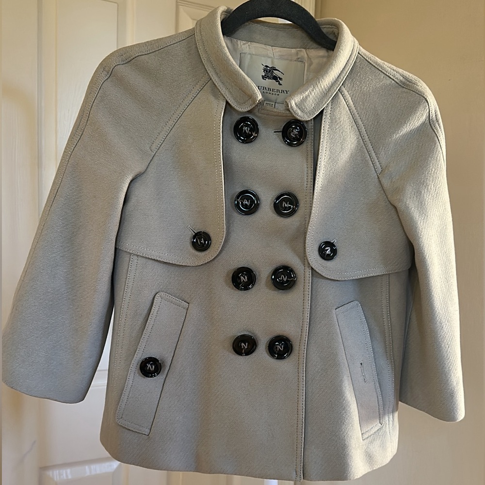 Burberry Classic Beige Pea Coat